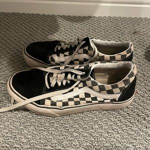 Low Top Vans Checkered